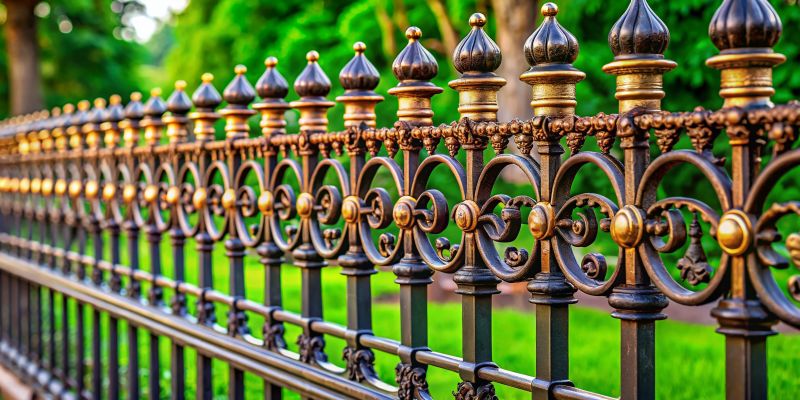 Wrought Iron Decorative Fence